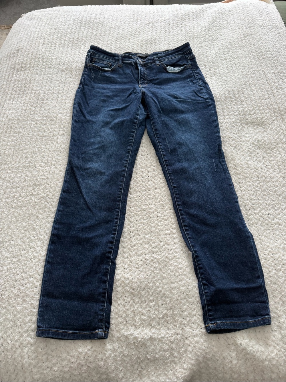 Judy Blue Dark Wash Straight-Leg Jeans